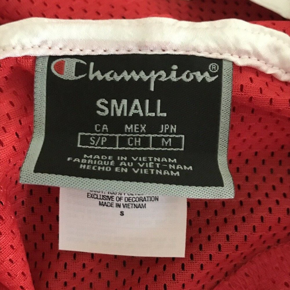 Champion Women's Cropped Mesh Top RED NWT - Picture 9 of 12